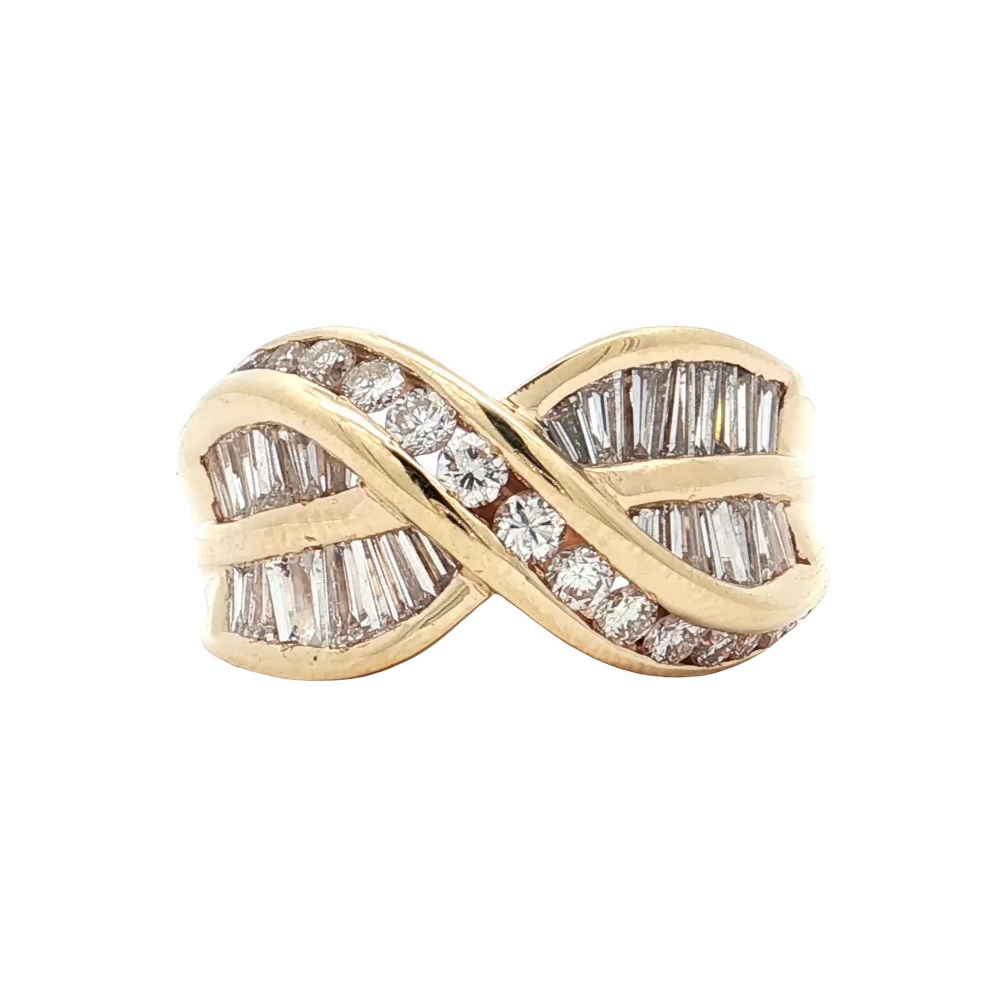 Yellow Gold Diamond Fashion Ring