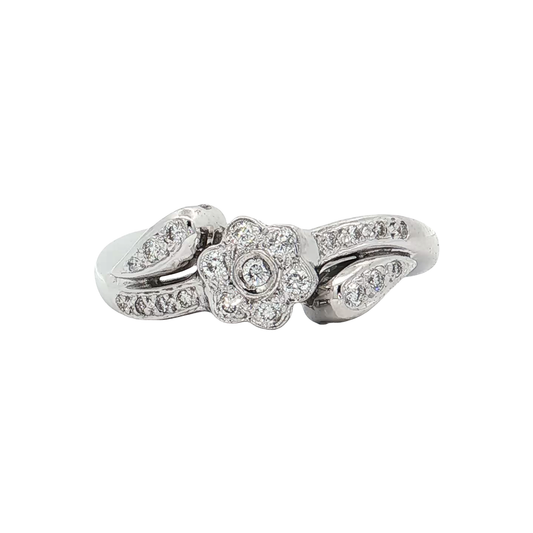 White Gold Diamond Fashion Ring