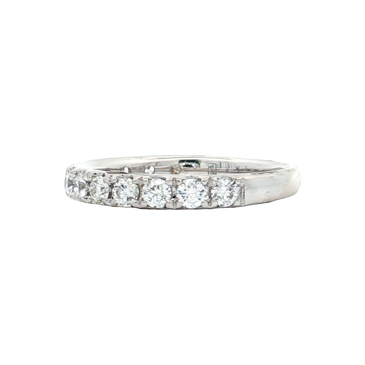 White Gold Diamond Wedding Band