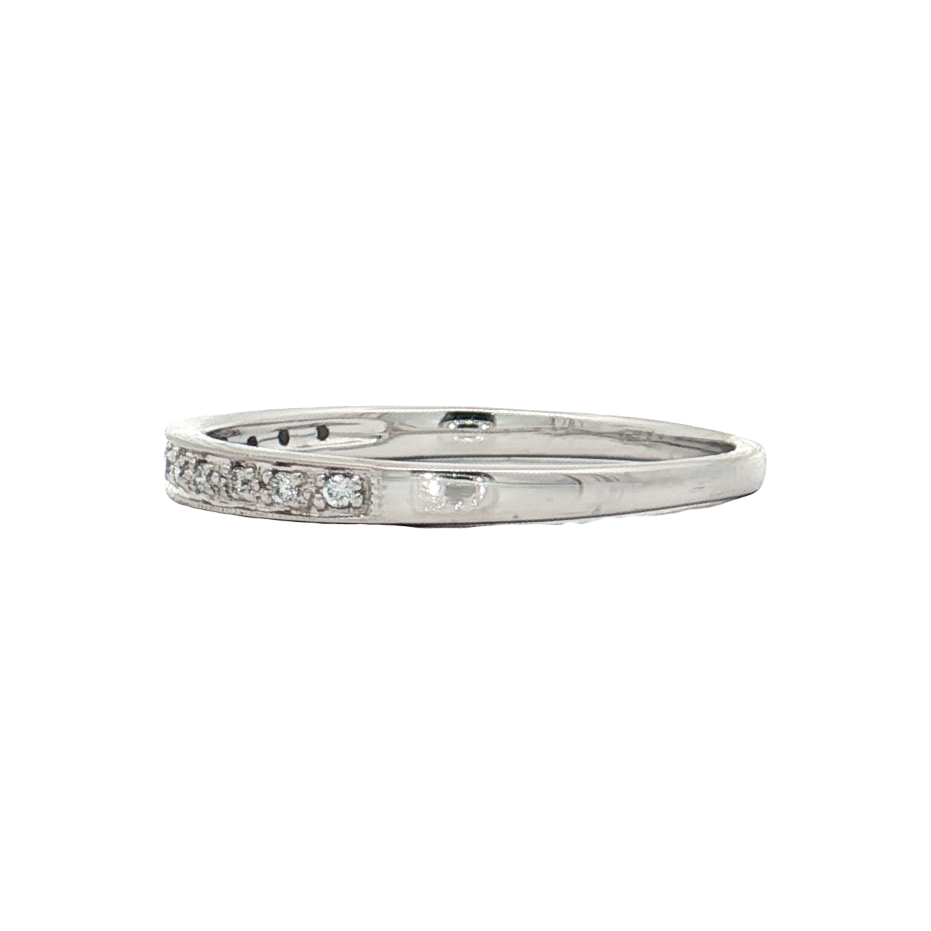 White Gold Diamond Wedding Band