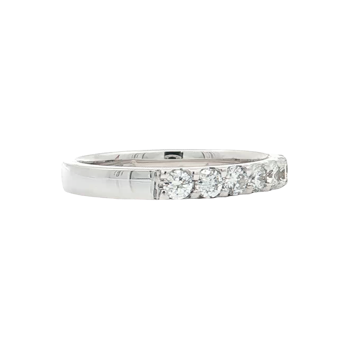 White Gold Diamond Wedding Band
